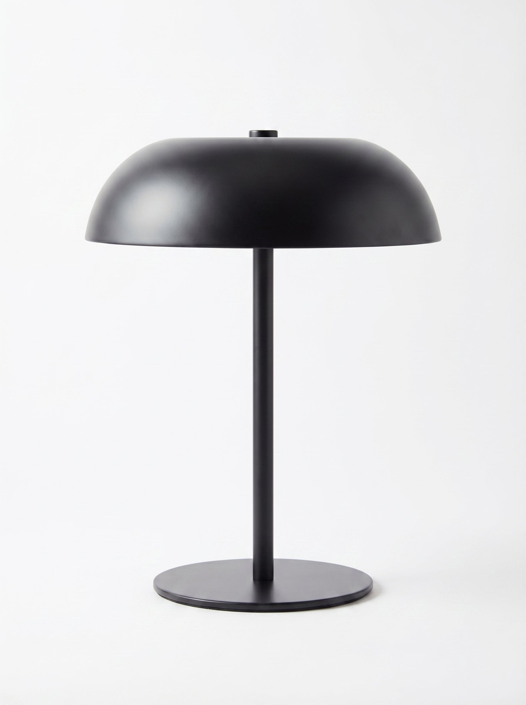 Cordless Mushroom Table Lamp – Dimmable Metal Ambient Light