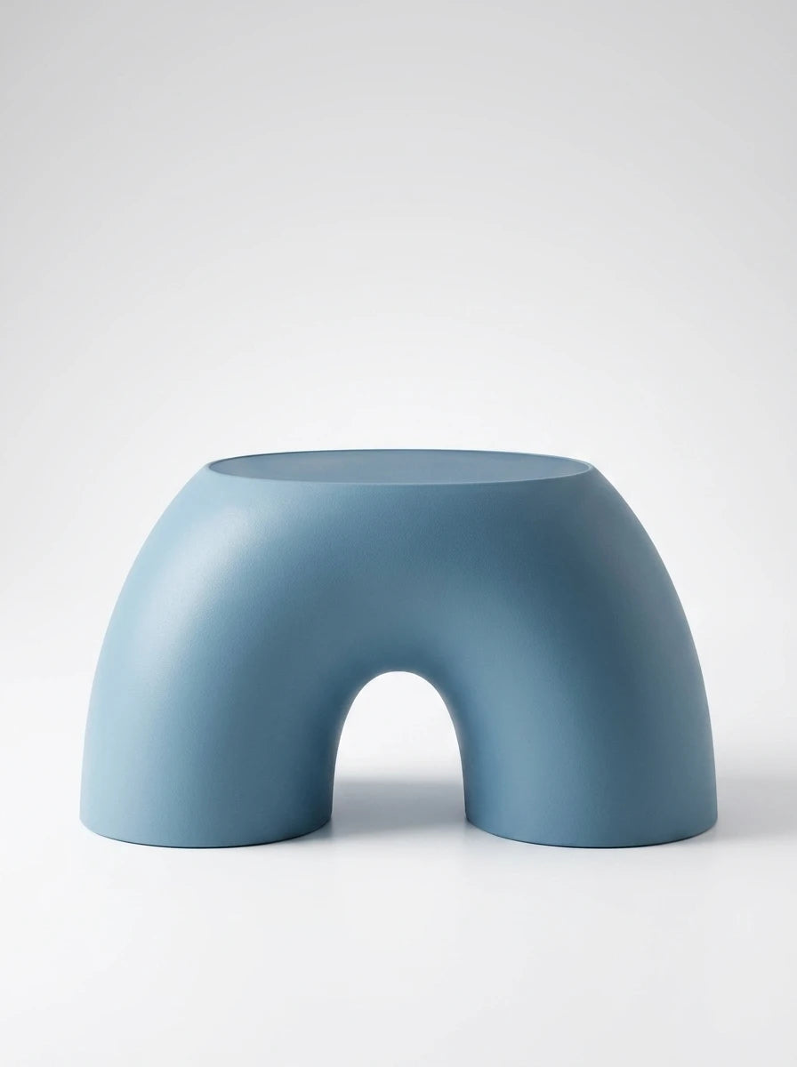 Stacked Rainbow Ring Stool: Dopamine Decor Low Seat