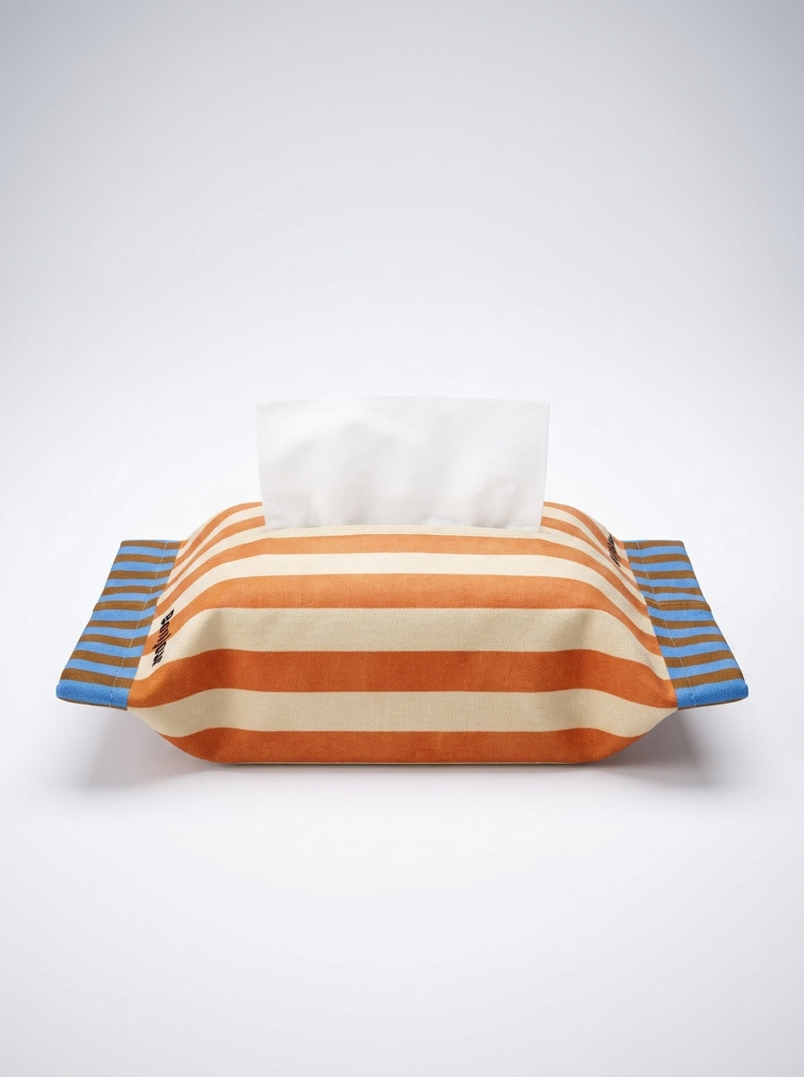 Memphis Vintage-Style Tissue Holder – Retro Geometric Tissue Box