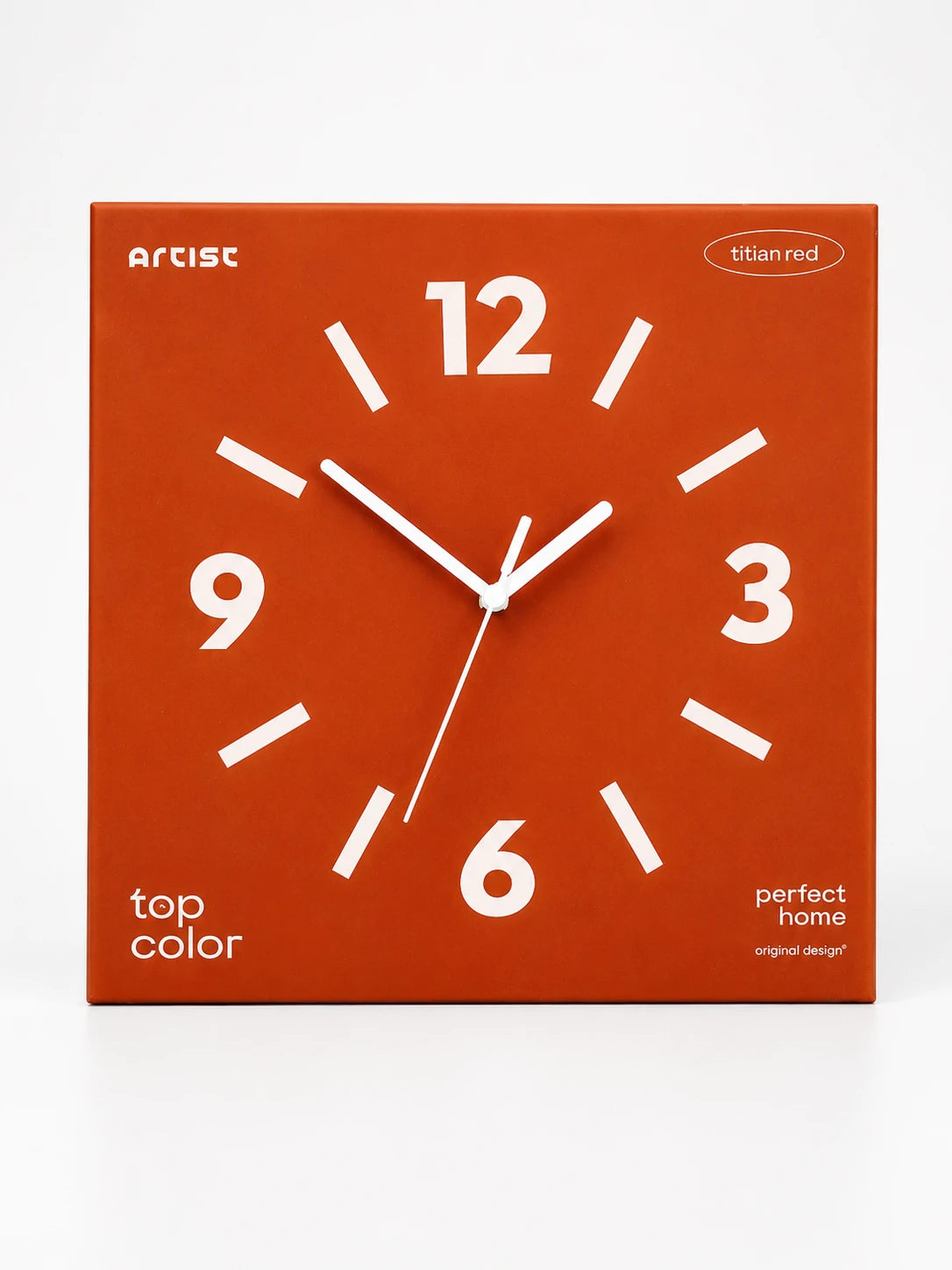 Frameless Silent Square Wall Clock