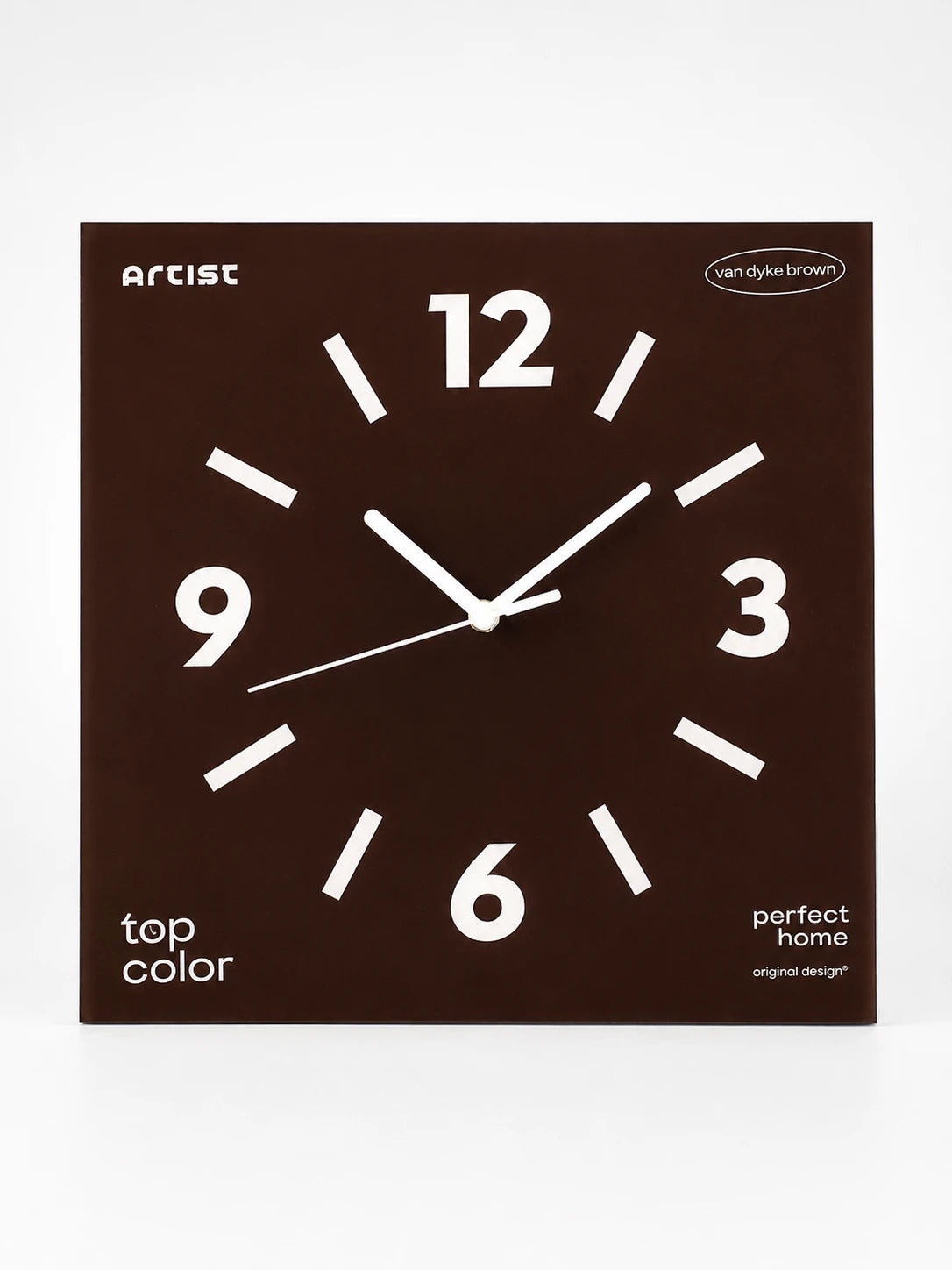 Frameless Silent Square Wall Clock