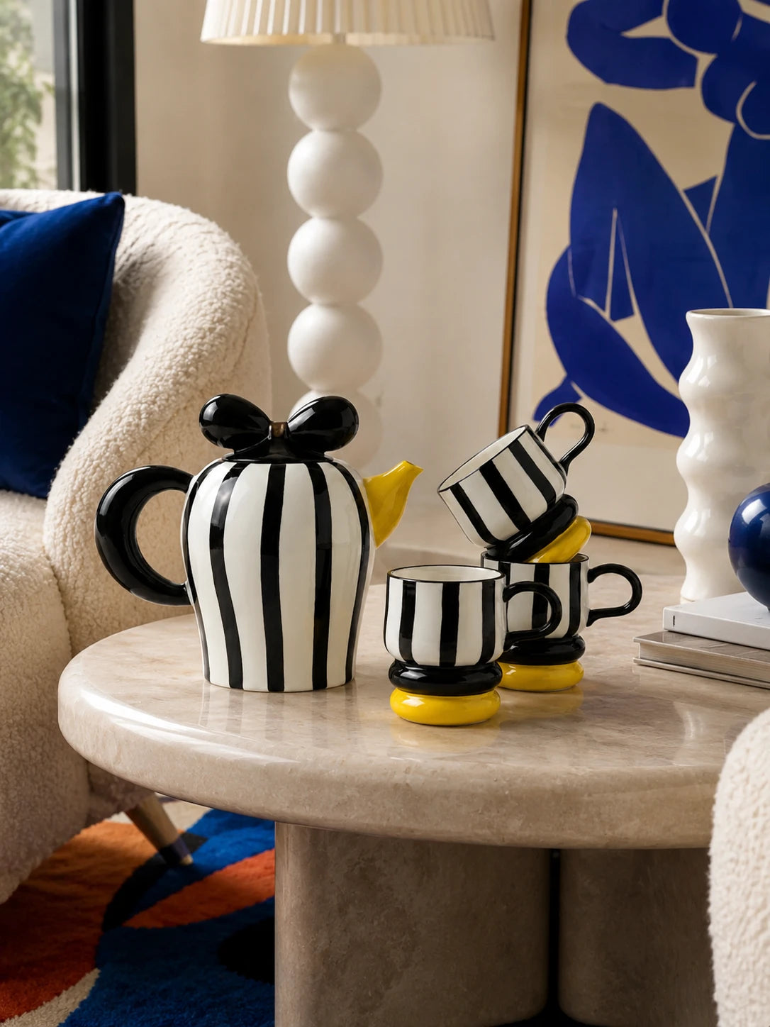 Handcrafted Ceramic Tea and Coffee Pot Set — Cohesive Tableware