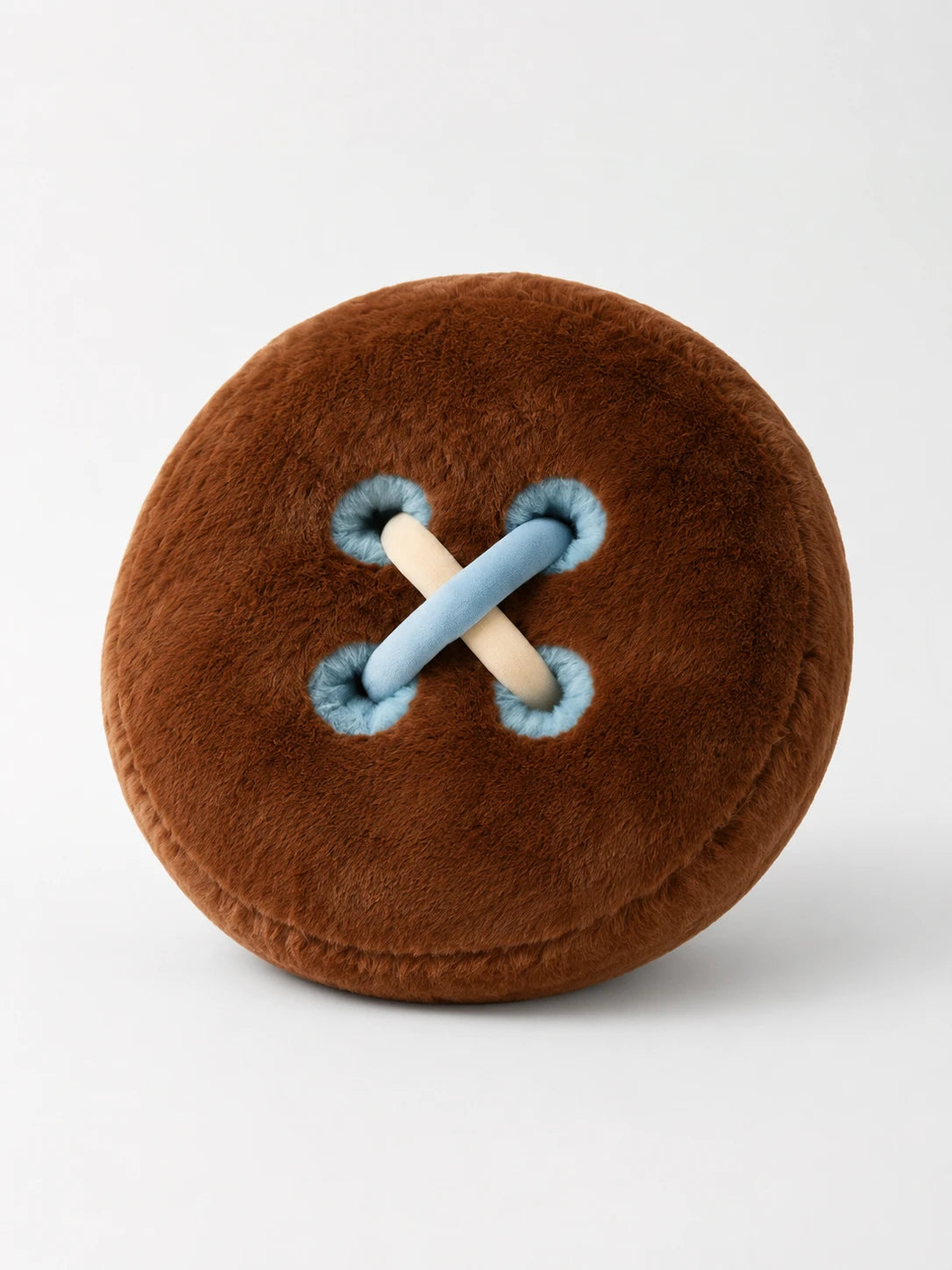 Button-Tufted Sculptural Cushion – Plush Sofa Accent Pillow