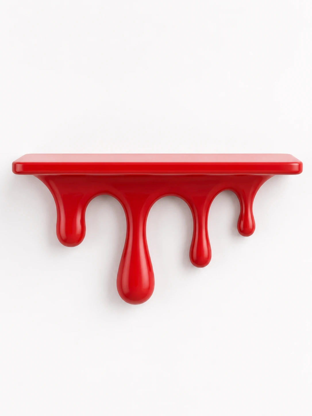 Drip Floating Shelf: Sculptural Wall-Mounted Decor