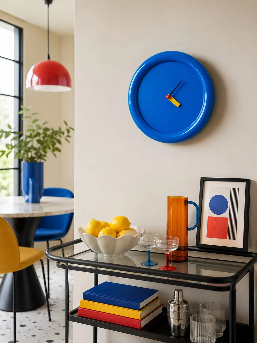 Flat Wall Clock