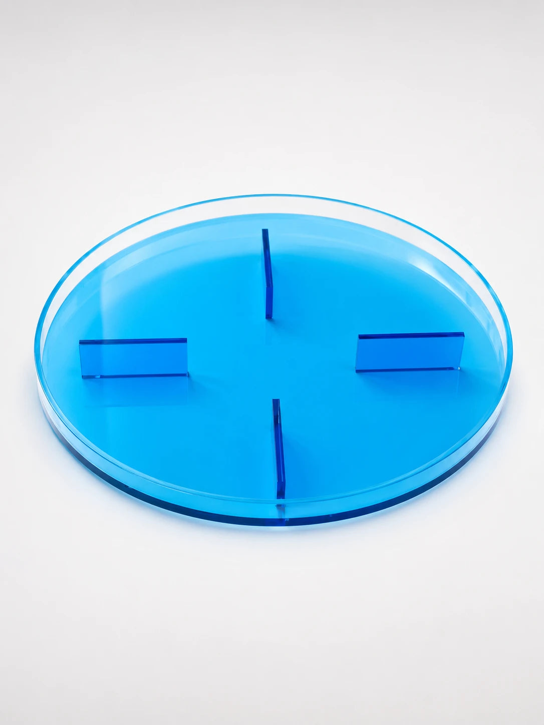 Nordic Acrylic Round Tray: Minimalist Acrylic Storage Tray