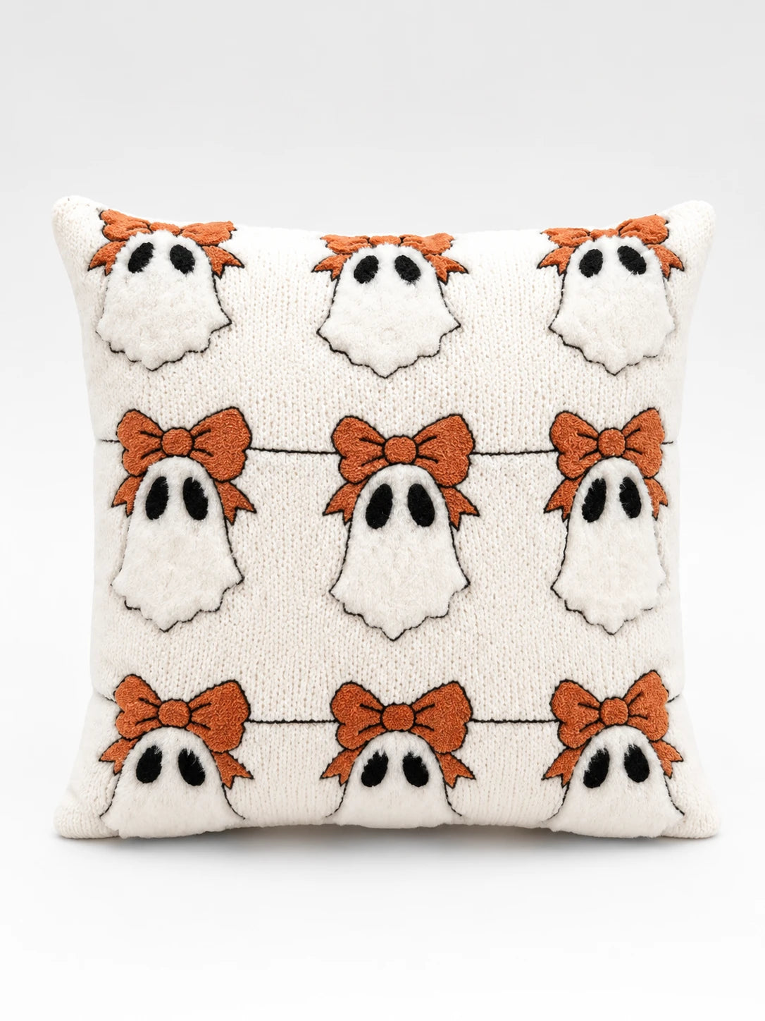 Halloween Velvet Pumpkin & Ghost Pillow Cover