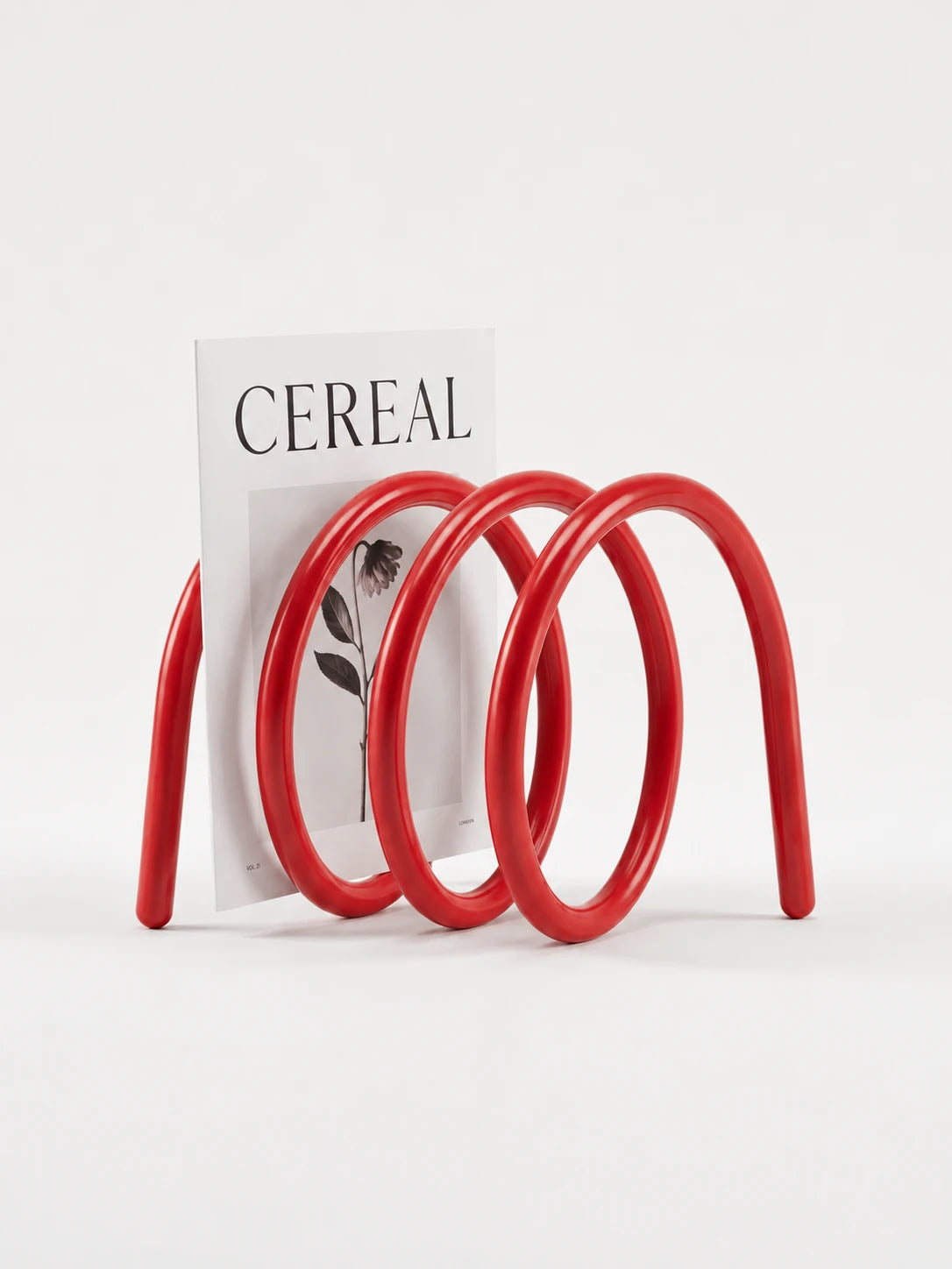 Curved Metal Wire Desktop Bookshelf