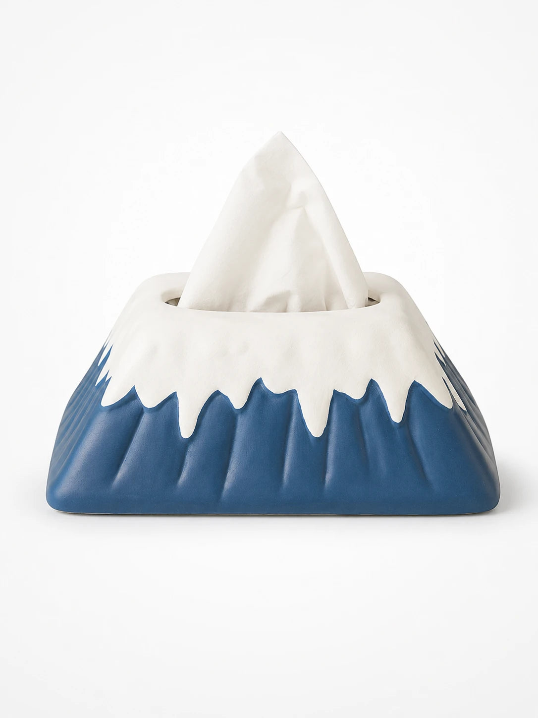Snow Mountain Ceramic Tissue Box Cover