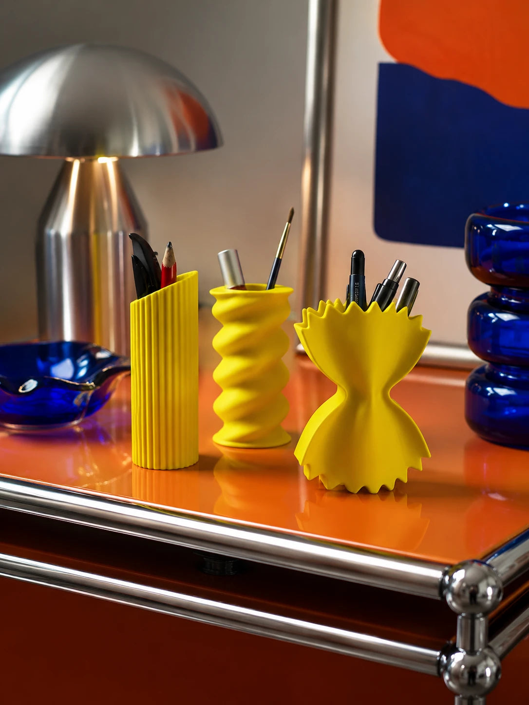 Pasta Desk Organizer & Pen Holder