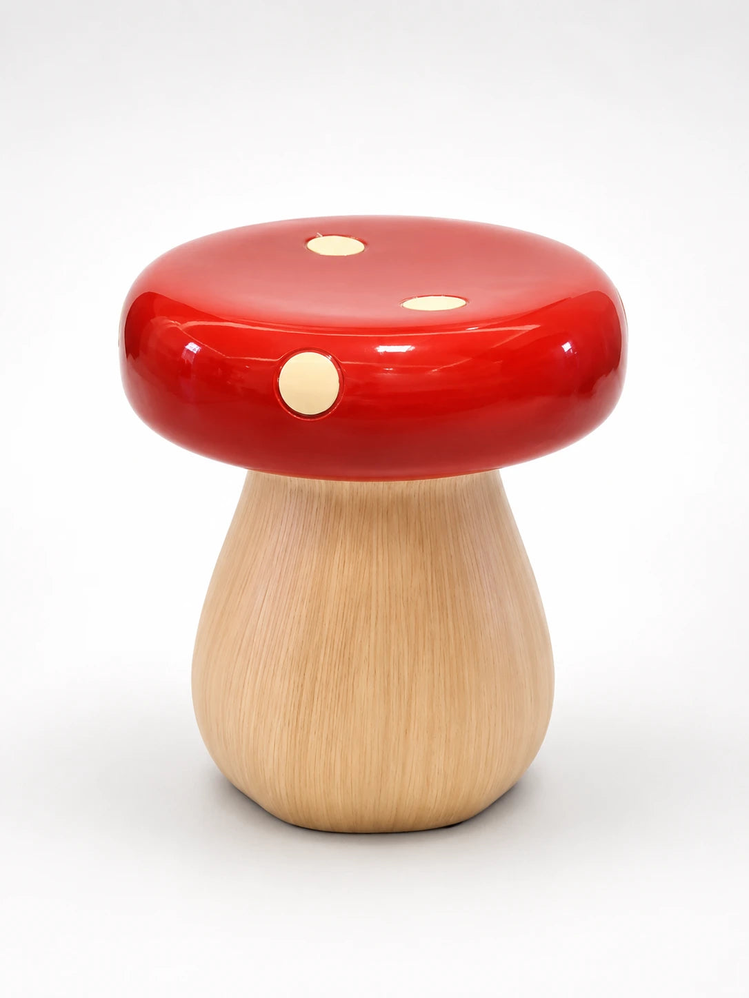 Red Toadstool Accent Stool