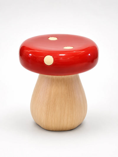 Red Toadstool Accent Stool