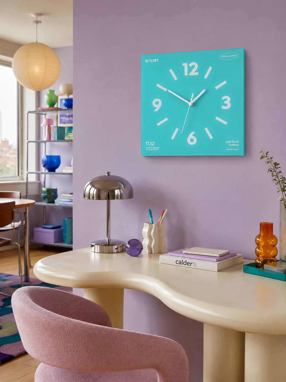 Frameless Silent Square Wall Clock
