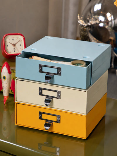 Industrial Metal Desktop Storage Drawer