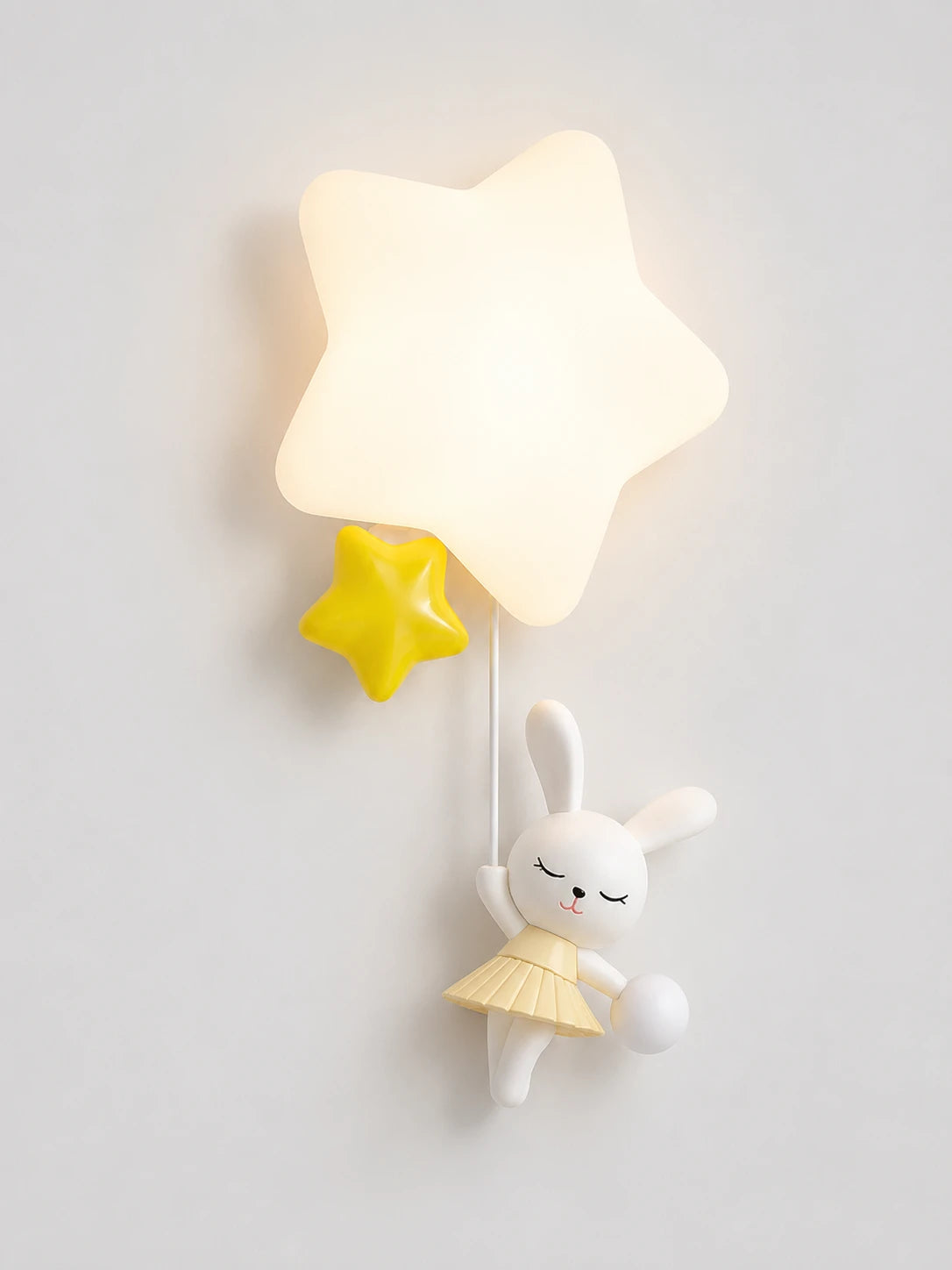 Starry Ballet Bunny Wall Light