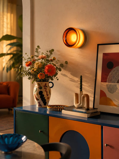 Amber Acrylic LED Wall Lamp