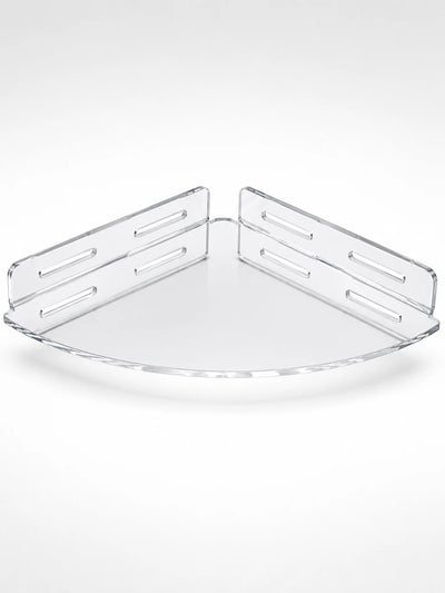 Acrylic Corner Shower Shelf – Space-Saving Bathroom Storage