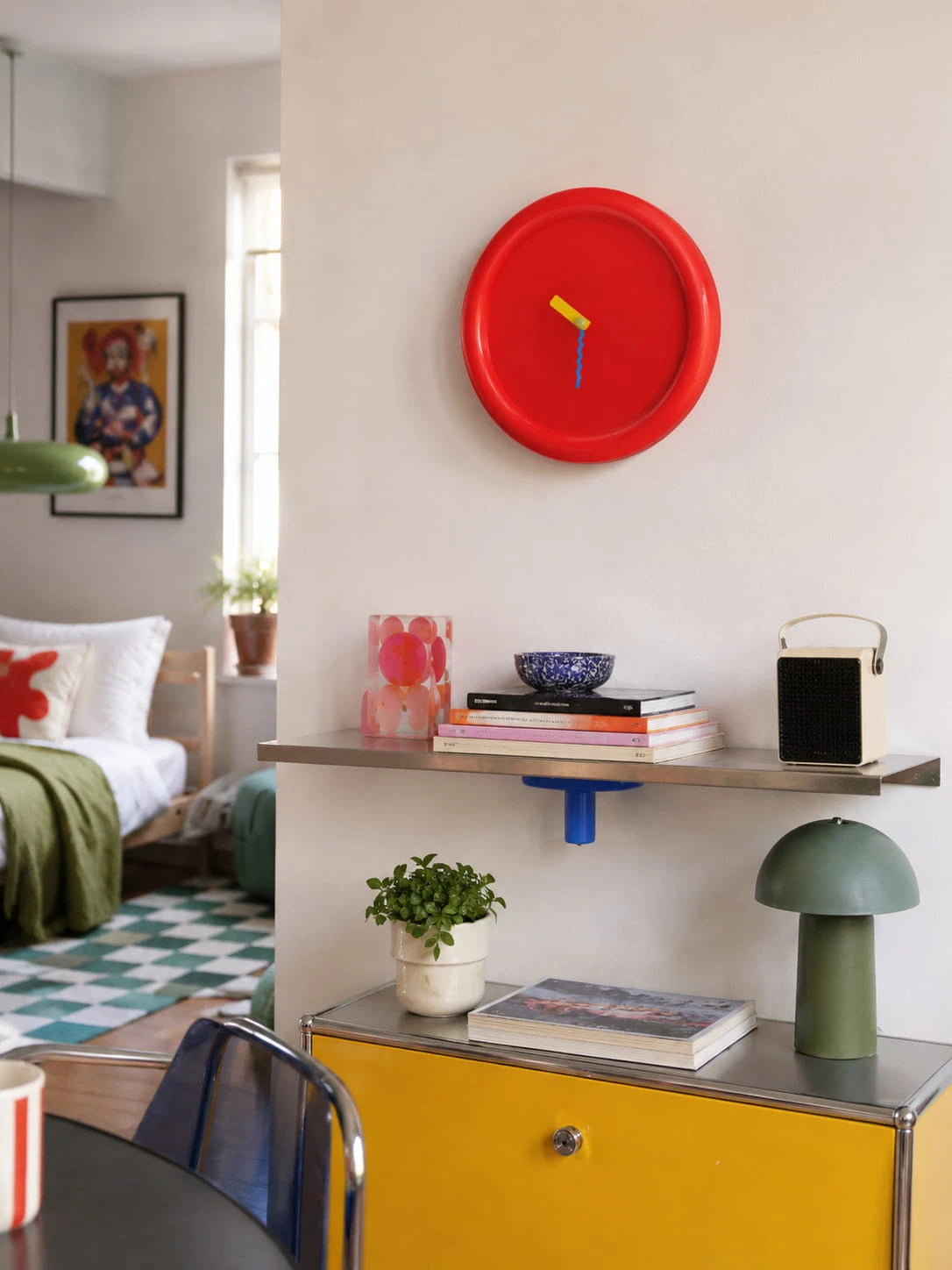 Flat Wall Clock