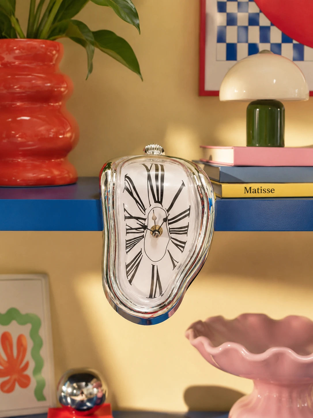 Surrealist Melting Desk Clock