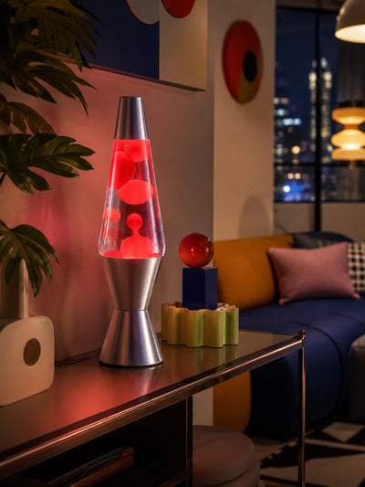 Retro Silver Lava Lamp