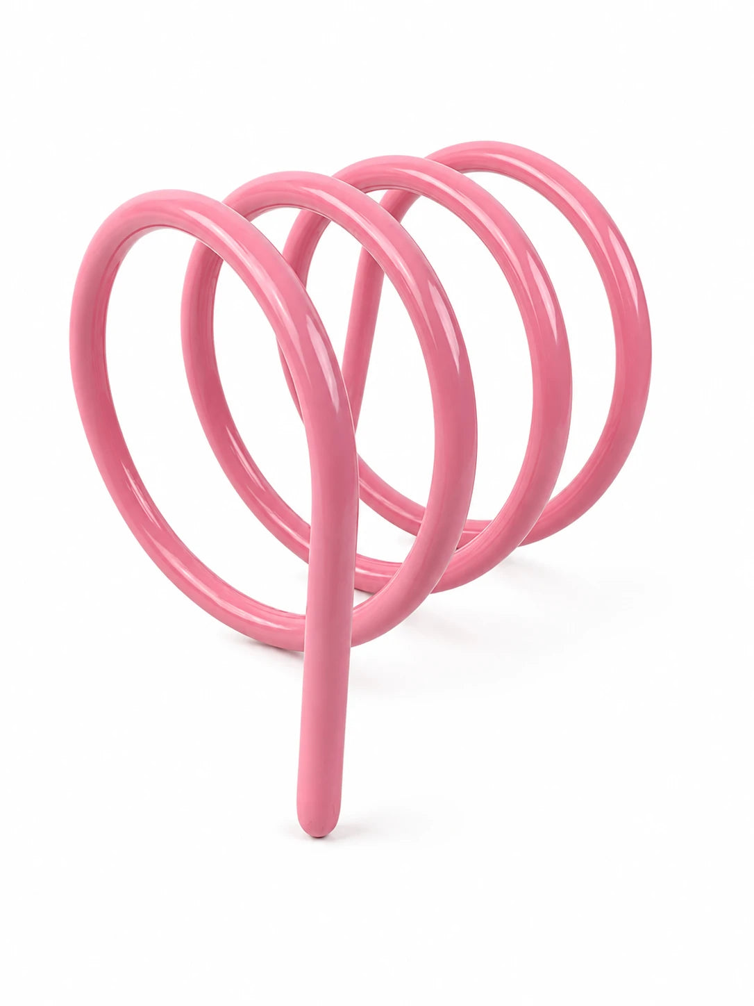 Curved Metal Desktop Bookshelf