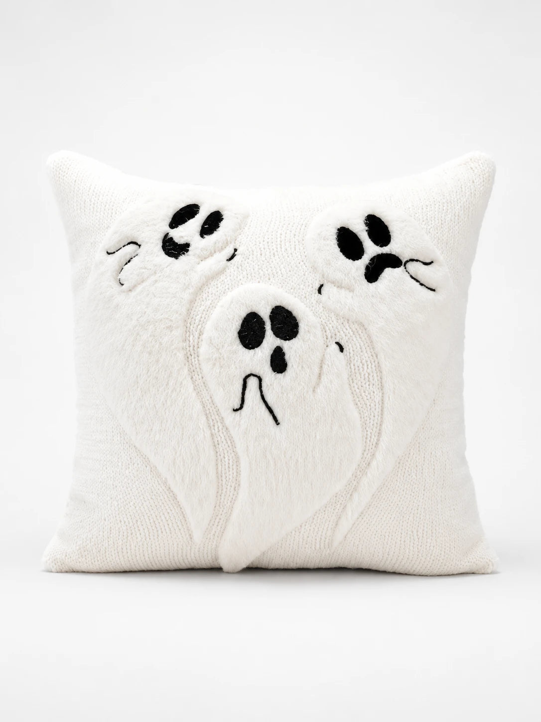 Halloween Velvet Pumpkin & Ghost Pillow Cover