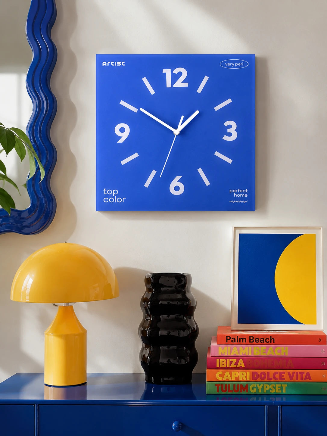 Frameless Silent Square Wall Clock