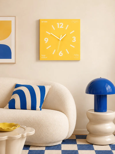 Frameless Silent Square Wall Clock