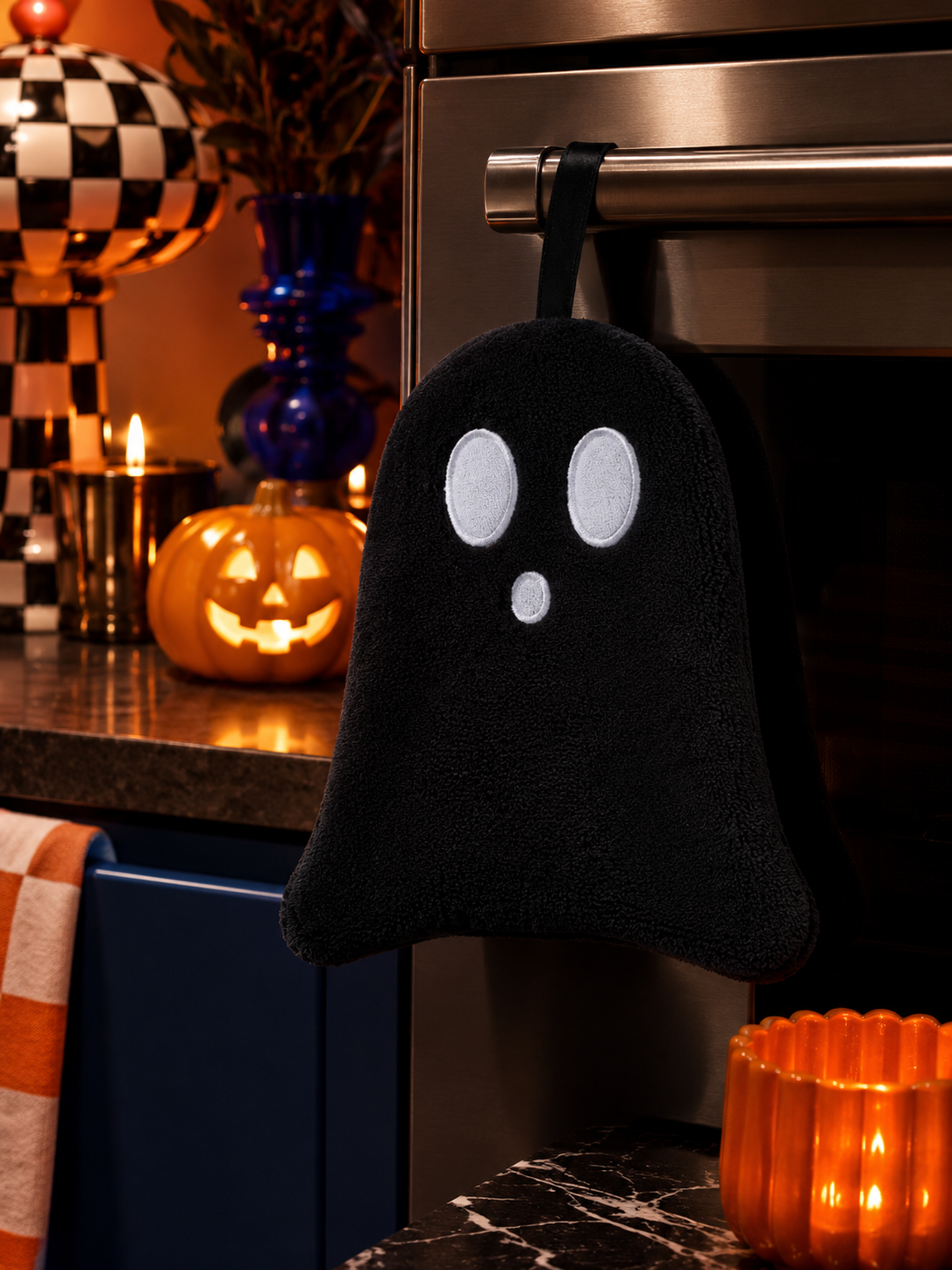 Cute Ghost Halloween Hand Towel