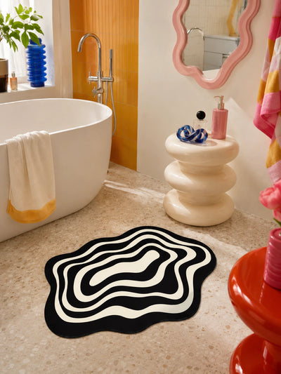 Wavy Ripple Bath Mat