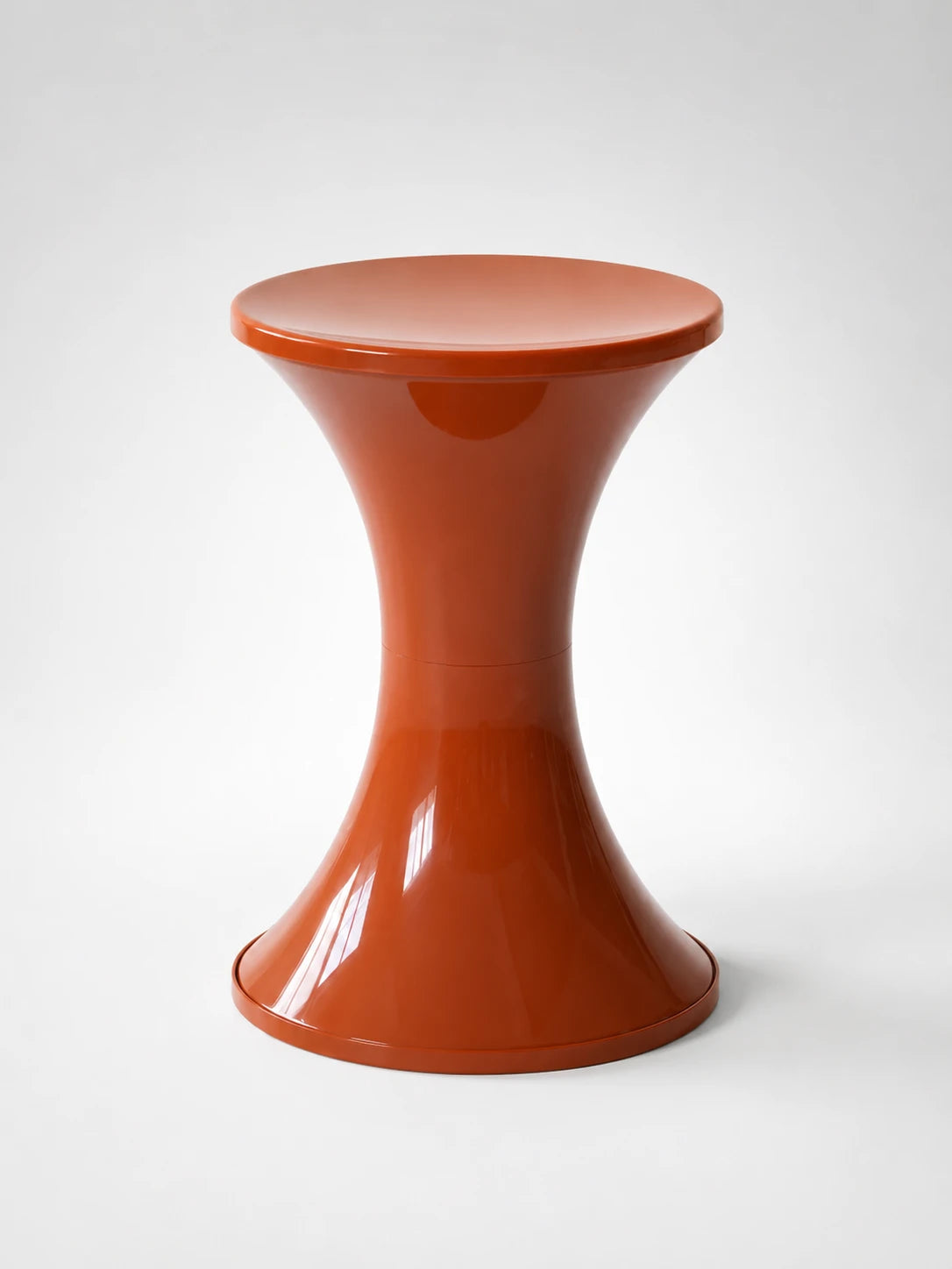 Hourglass Storage Stool — Sculptural Accent Furniture