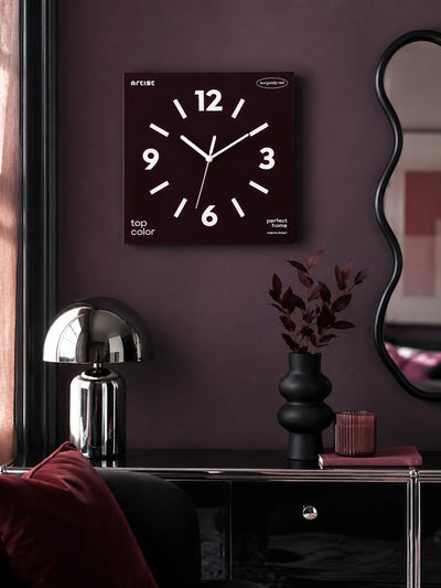 Frameless Silent Square Wall Clock