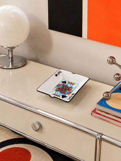 Creative Poker Ceramic Ashtray