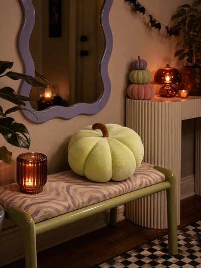 Nordic Pumpkin Plush Throw Pillow