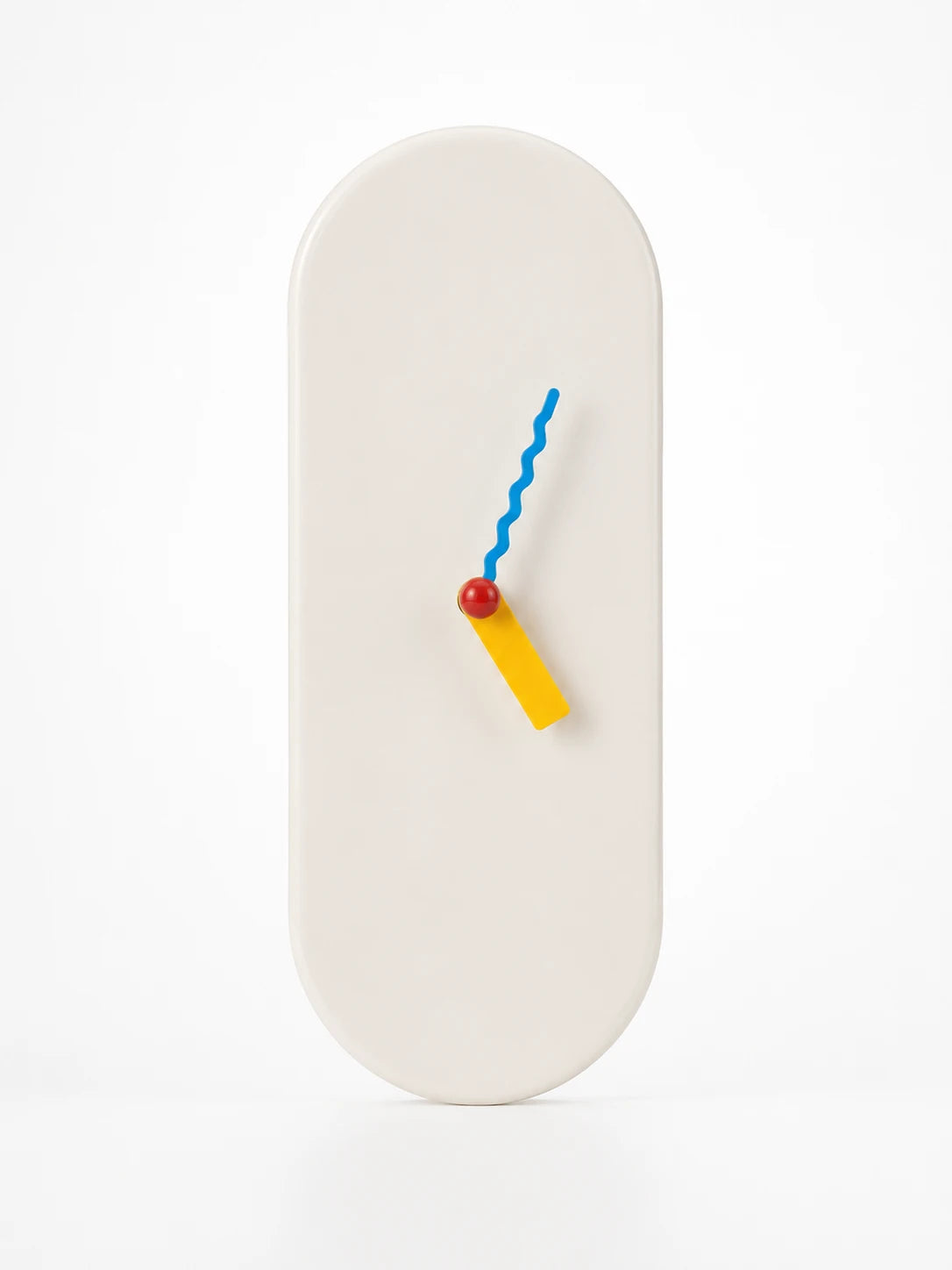 Silent Cream Puffy Wall Clock