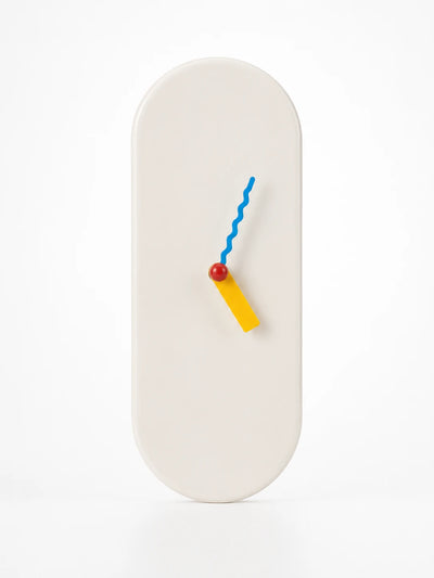 Silent Cream Puffy Wall Clock
