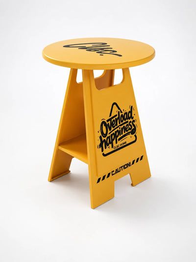 Caution Sign Side Table