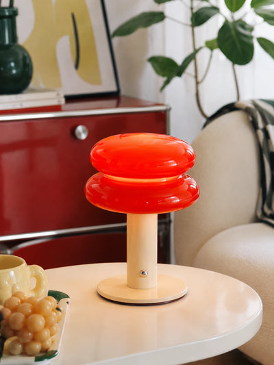 Macaron Glass Cordless Table Lamp