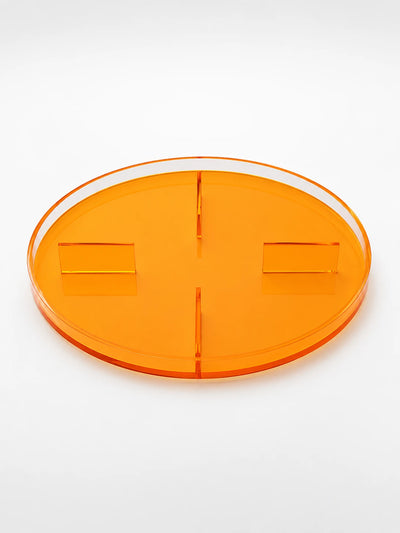 Nordic Acrylic Round Tray: Minimalist Acrylic Storage Tray