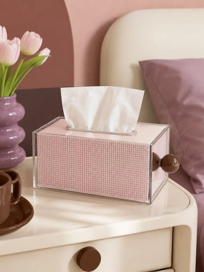 Candy-Colored Memphis Acrylic Tissue Box