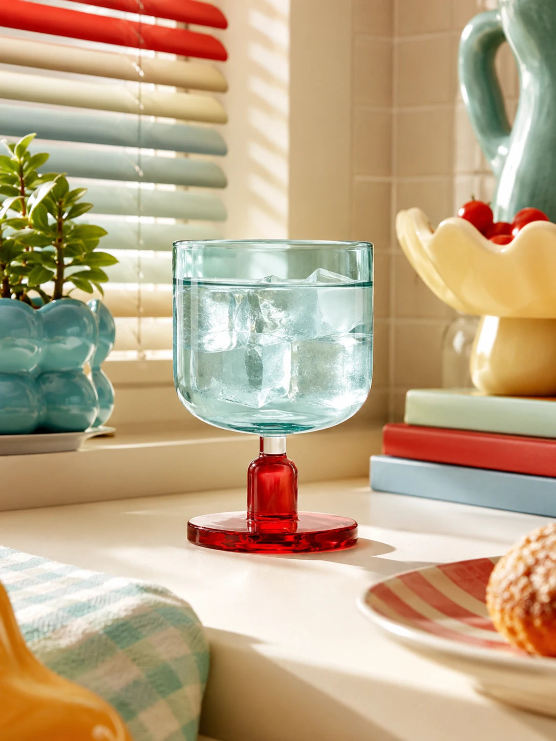 Jelly Macaron Crystal Glassware