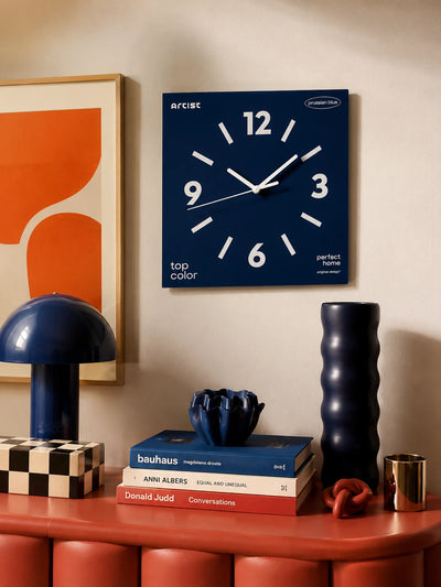 Frameless Silent Square Wall Clock