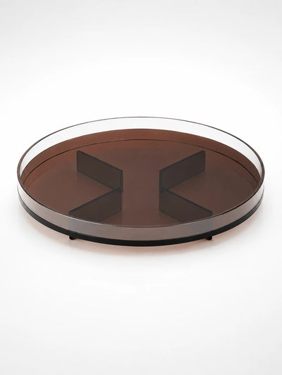 Nordic Acrylic Round Tray: Minimalist Acrylic Storage Tray
