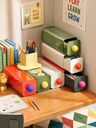 Stackable Modular Desk Storage Box