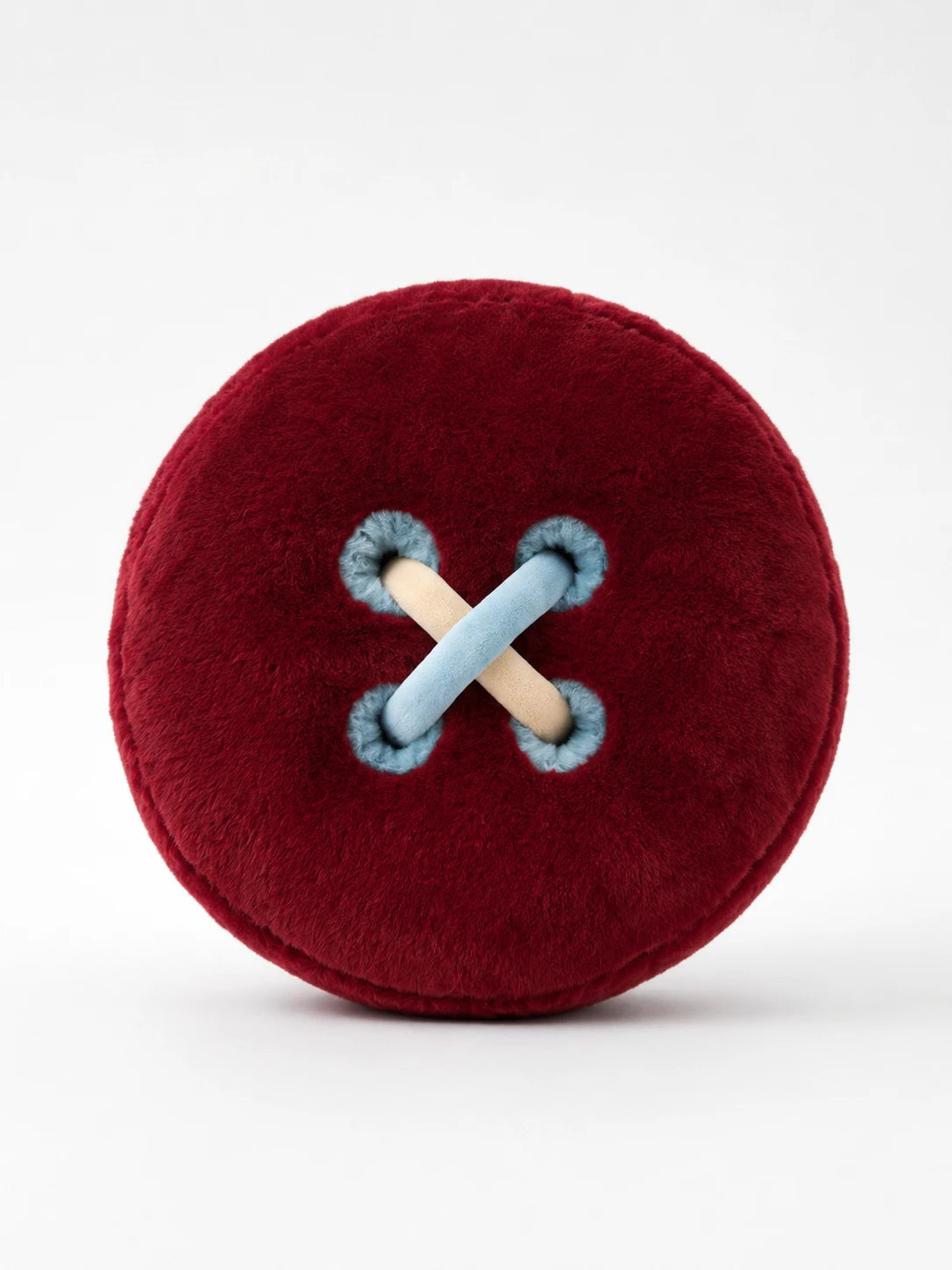 Button-Tufted Sculptural Cushion – Plush Sofa Accent Pillow