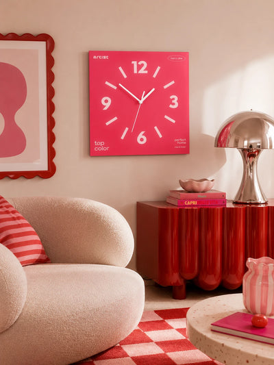 Frameless Silent Square Wall Clock