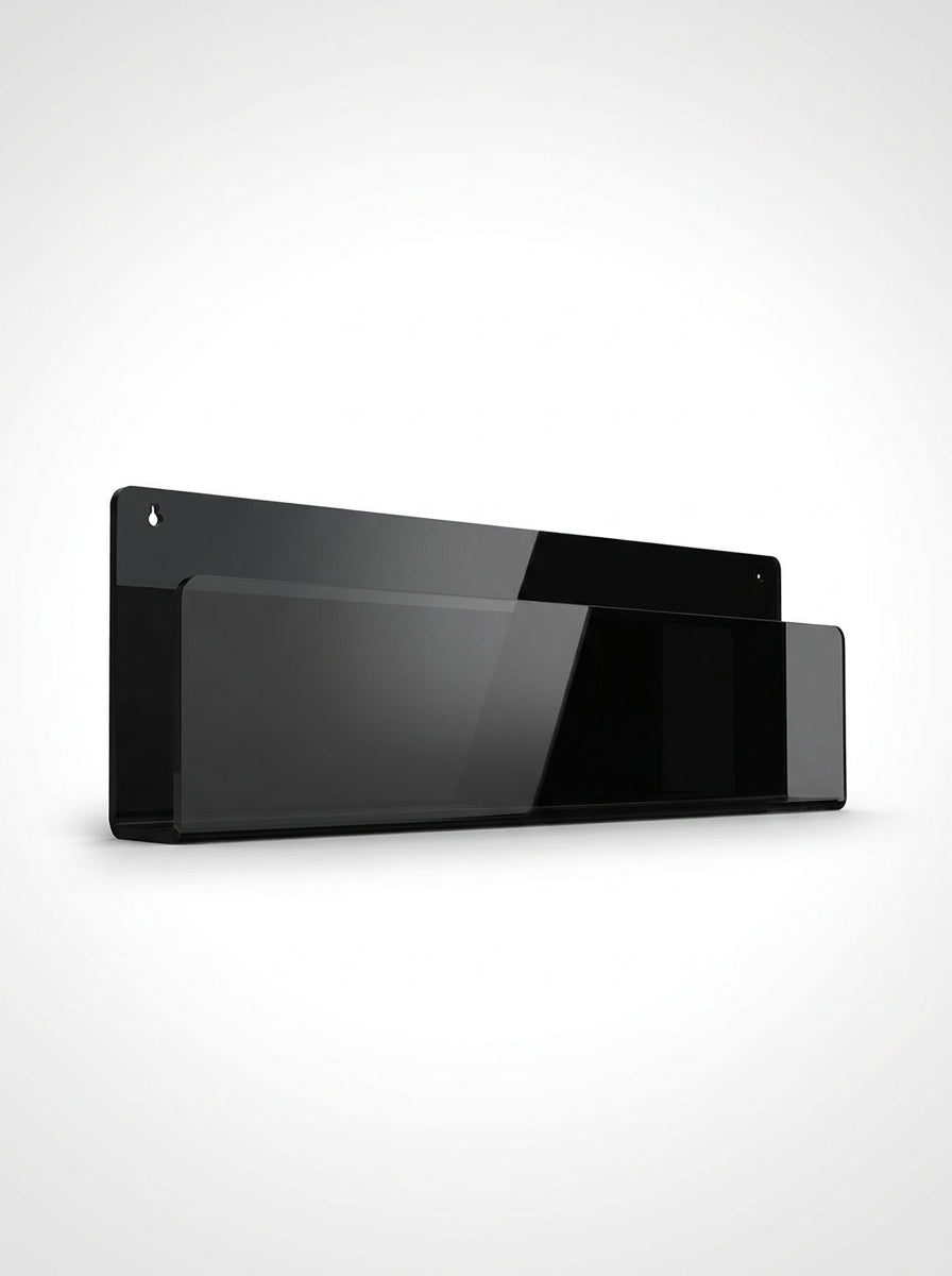 Acrylic Floating Wall Shelf – Translucent Tinted Display Rack