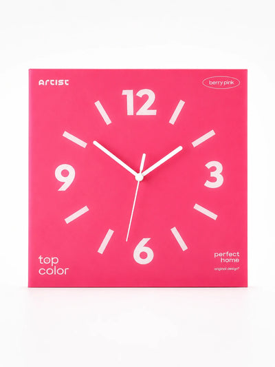 Frameless Silent Square Wall Clock