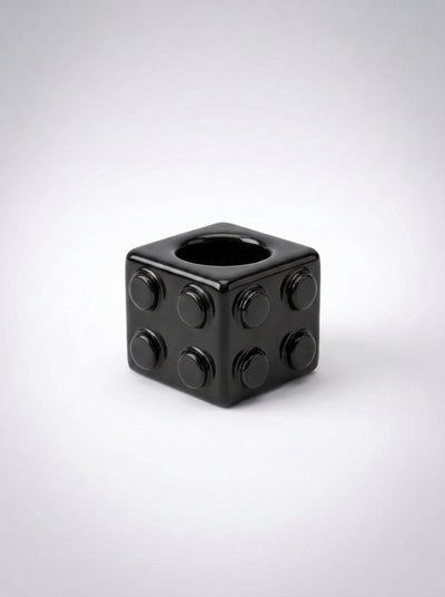 Building Block Ceramic Toothbrush Holder