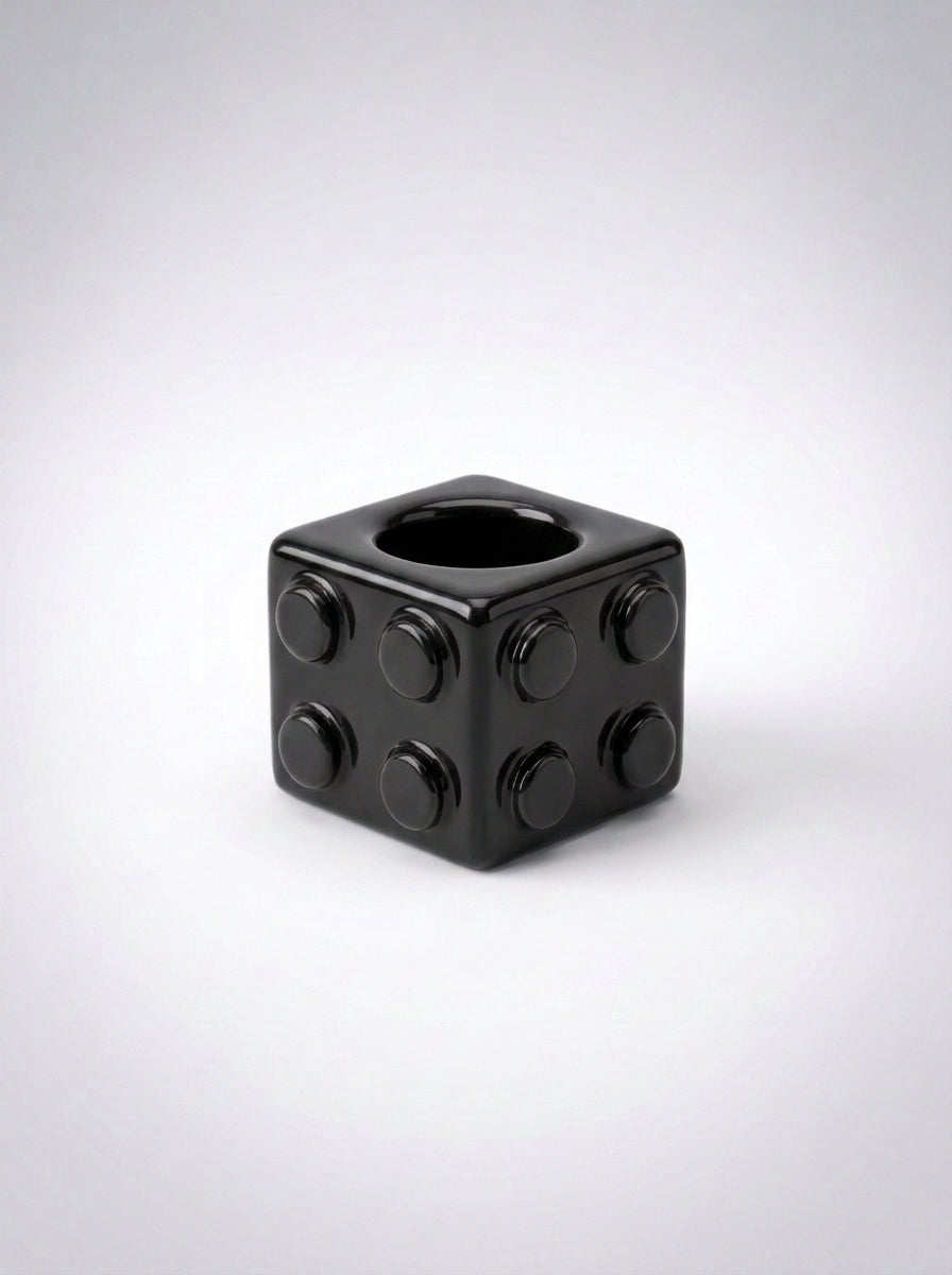 Building Block Ceramic Toothbrush Holder